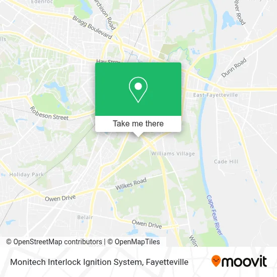 Monitech Interlock Ignition System map