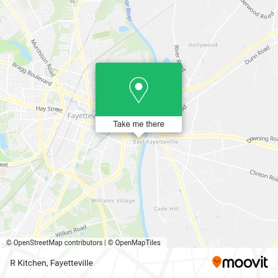 R Kitchen map
