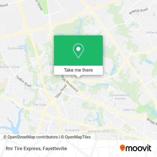 Rnr Tire Express map