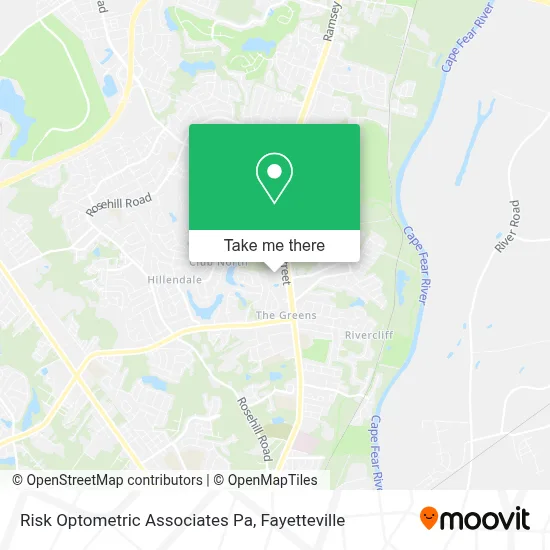 Risk Optometric Associates Pa map
