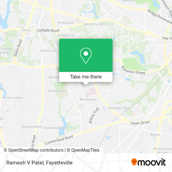 Ramesh V Patel map
