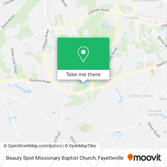 Mapa de Beauty Spot Missionary Baptist Church