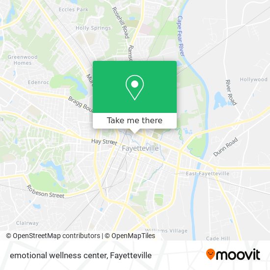 emotional wellness center map