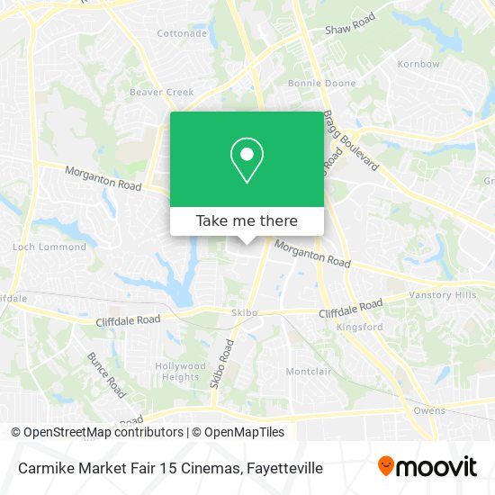 Carmike Market Fair 15 Cinemas map