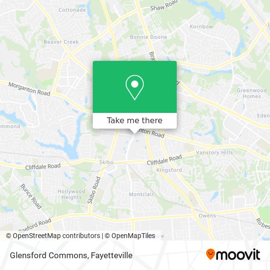 Glensford Commons map