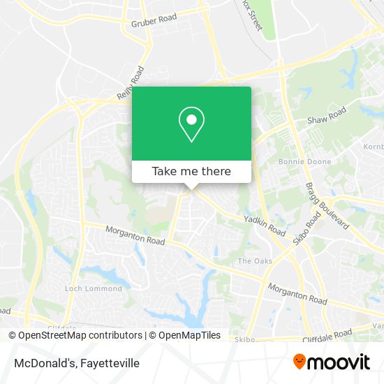 McDonald's map