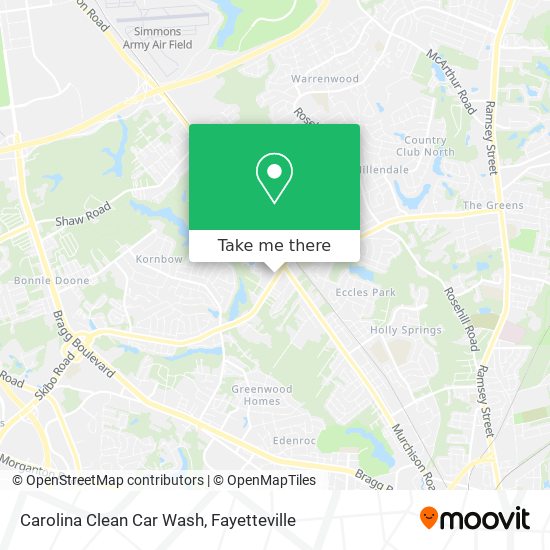 Mapa de Carolina Clean Car Wash