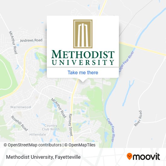 Mapa de Methodist University