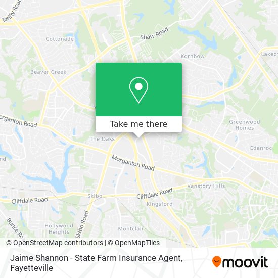 Jaime Shannon - State Farm Insurance Agent map