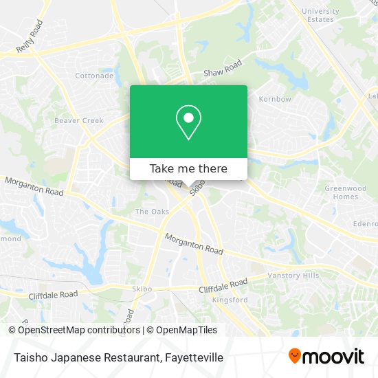 Mapa de Taisho Japanese Restaurant