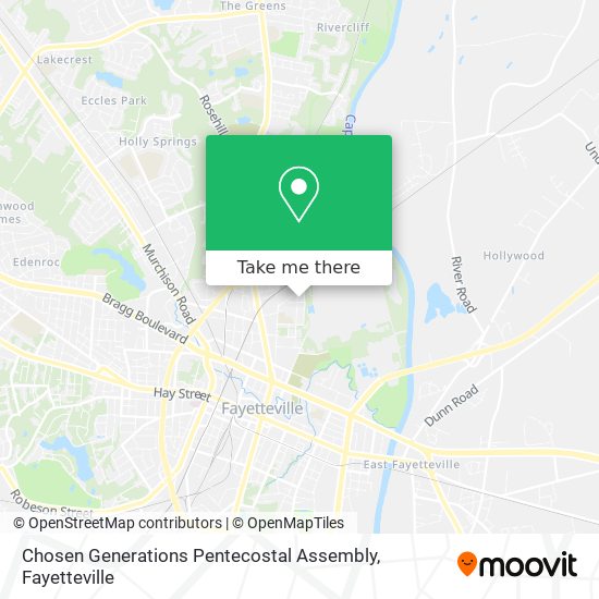 Chosen Generations Pentecostal Assembly map