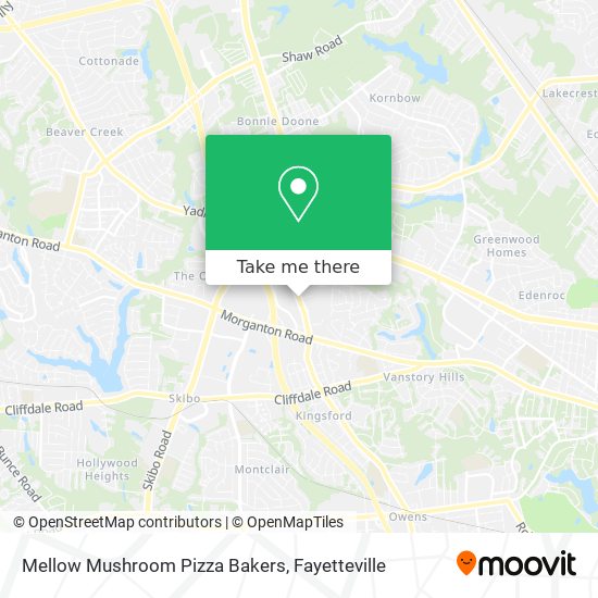 Mapa de Mellow Mushroom Pizza Bakers