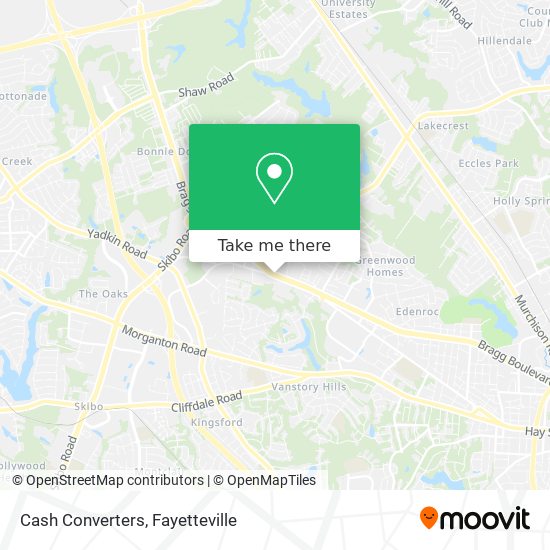 Cash Converters map