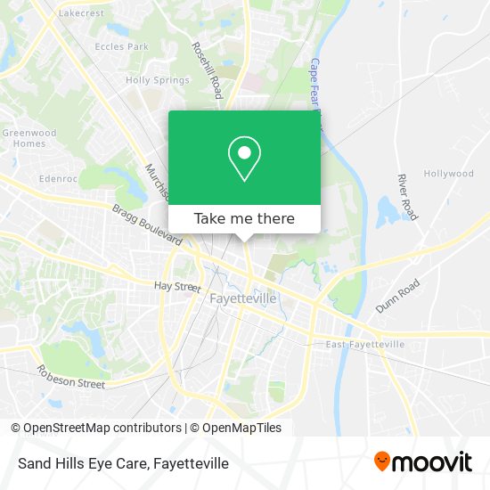 Mapa de Sand Hills Eye Care