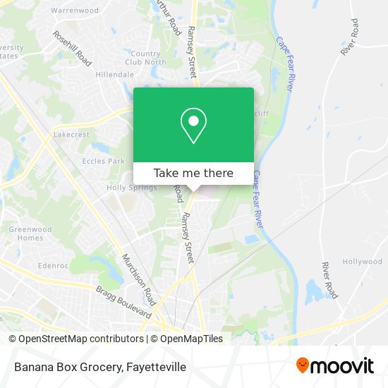Banana Box Grocery map