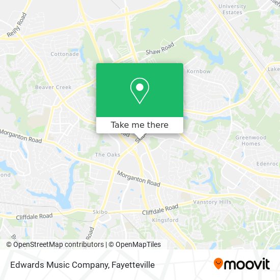 Edwards Music Company map