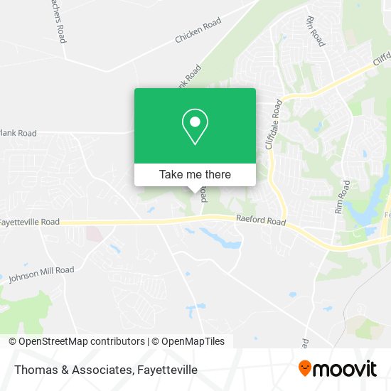 Mapa de Thomas & Associates