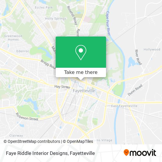 Faye Riddle Interior Designs map