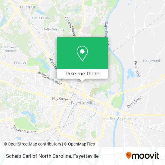 Scheib Earl of North Carolina map