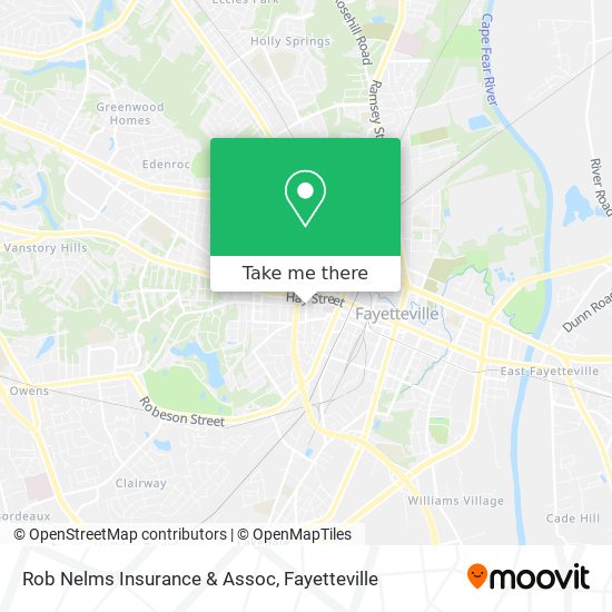 Mapa de Rob Nelms Insurance & Assoc