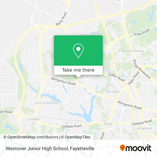 Westover Junior High School map