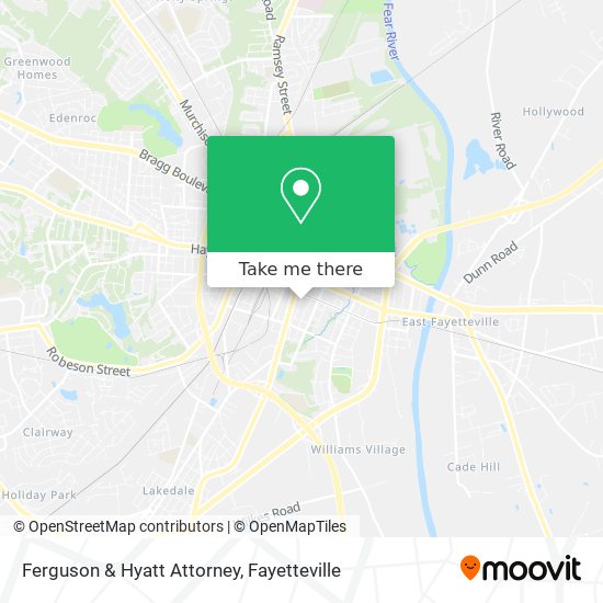 Mapa de Ferguson & Hyatt Attorney