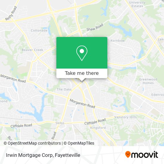 Irwin Mortgage Corp map
