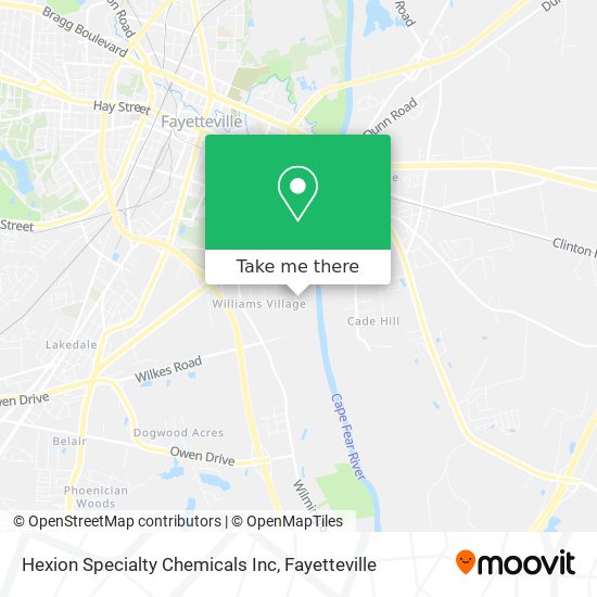 Hexion Specialty Chemicals Inc map