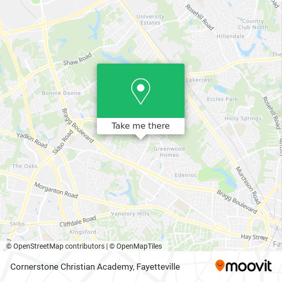 Cornerstone Christian Academy map