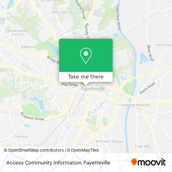 Access Community Information map