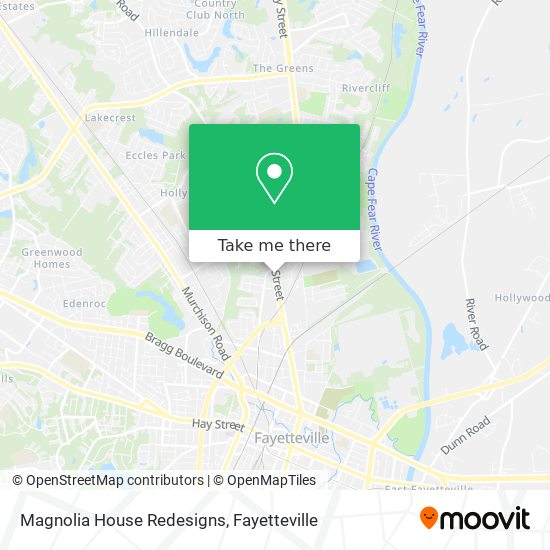 Magnolia House Redesigns map