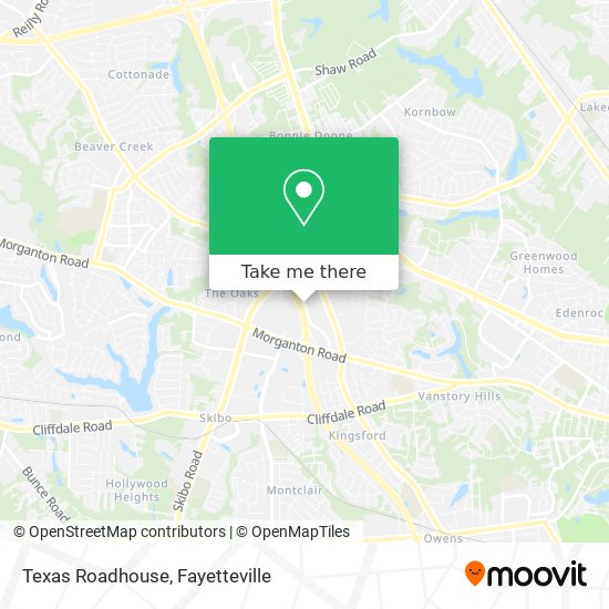 Texas Roadhouse map