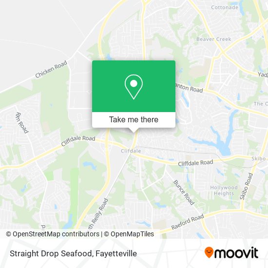 Straight Drop Seafood map