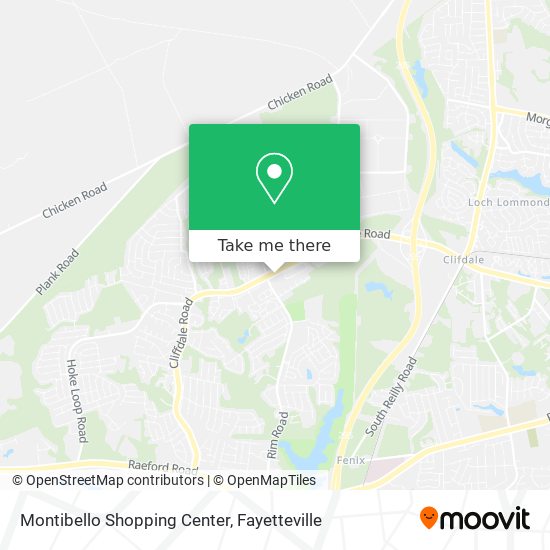 Montibello Shopping Center map
