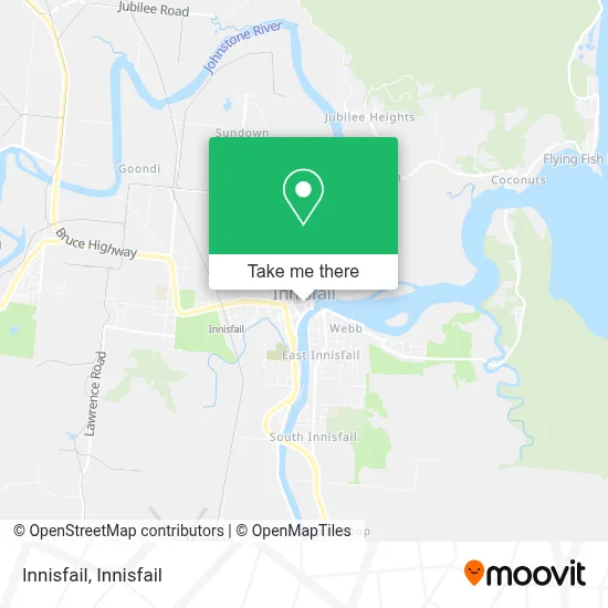 Innisfail map