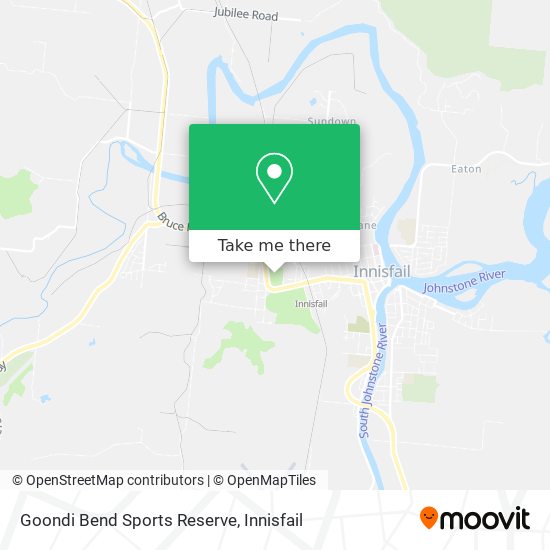 Mapa Goondi Bend Sports Reserve