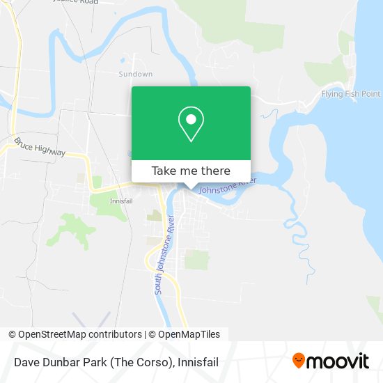 Dave Dunbar Park (The Corso) map
