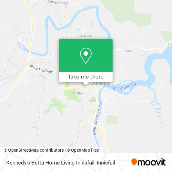 Mapa Kennedy's Betta Home Living Innisfail