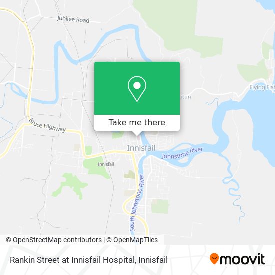 Rankin Street at Innisfail Hospital map