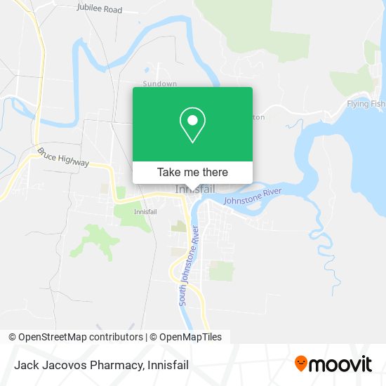 Mapa Jack Jacovos Pharmacy