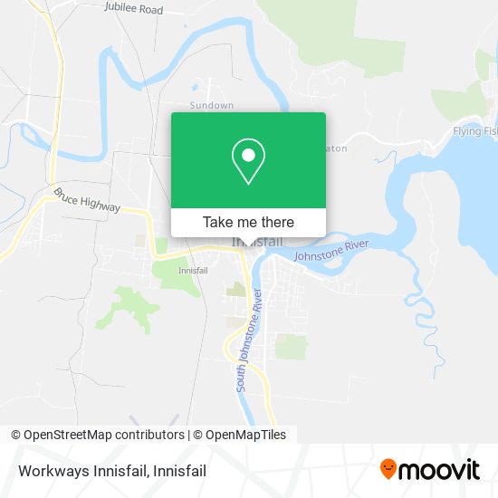 Mapa Workways Innisfail