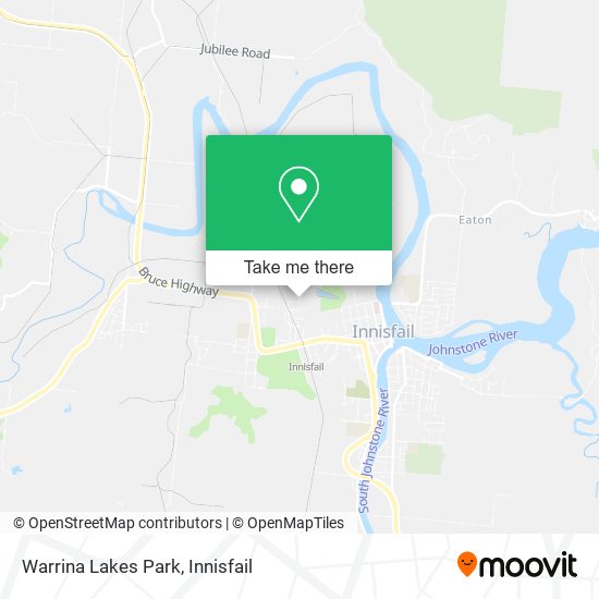 Warrina Lakes Park map