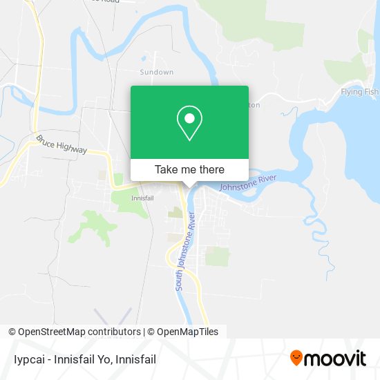 Iypcai - Innisfail Yo map