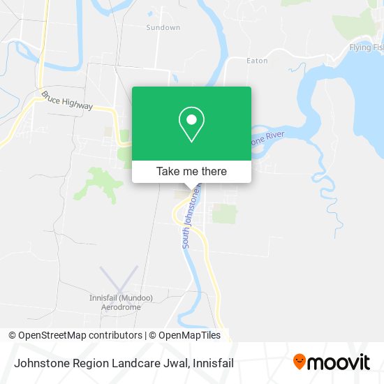 Mapa Johnstone Region Landcare Jwal