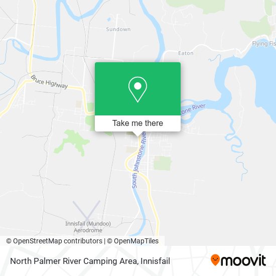 North Palmer River Camping Area map