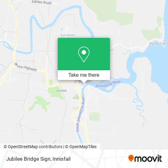 Jubilee Bridge Sign map