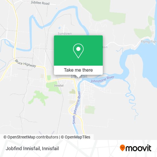 Jobfind Innisfail map