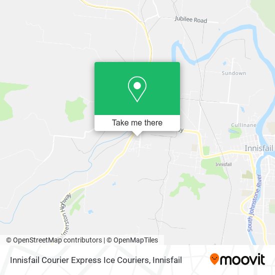 Innisfail Courier Express Ice Couriers map