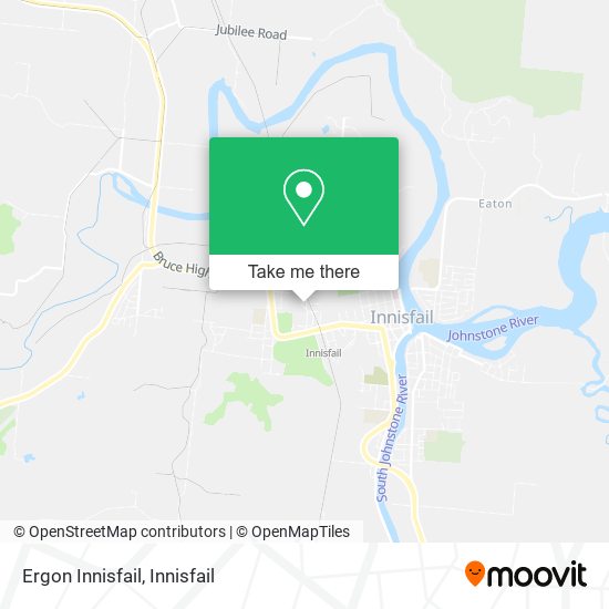 Mapa Ergon Innisfail