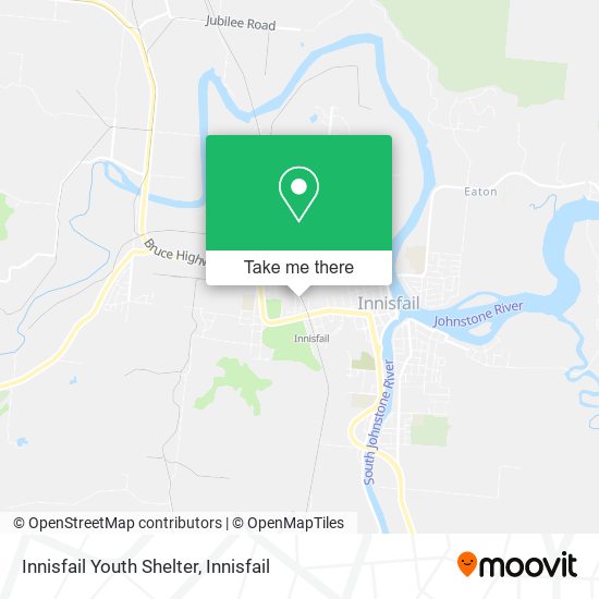 Mapa Innisfail Youth Shelter